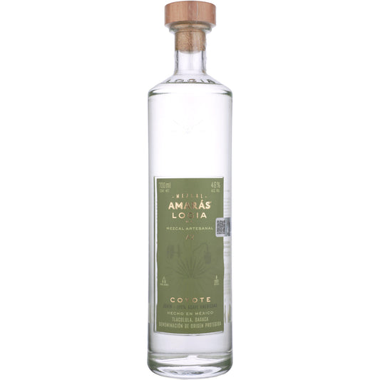Amaras Mezcal Joven Logia Ma Mezcal Artesanal A2 Coyote 92 - 700ML - Front