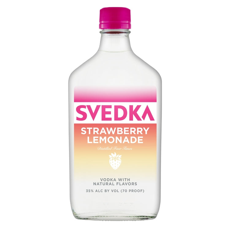 Svedka Strawberry Lemonade Flavored Vodka 70 - 375ML - Front
