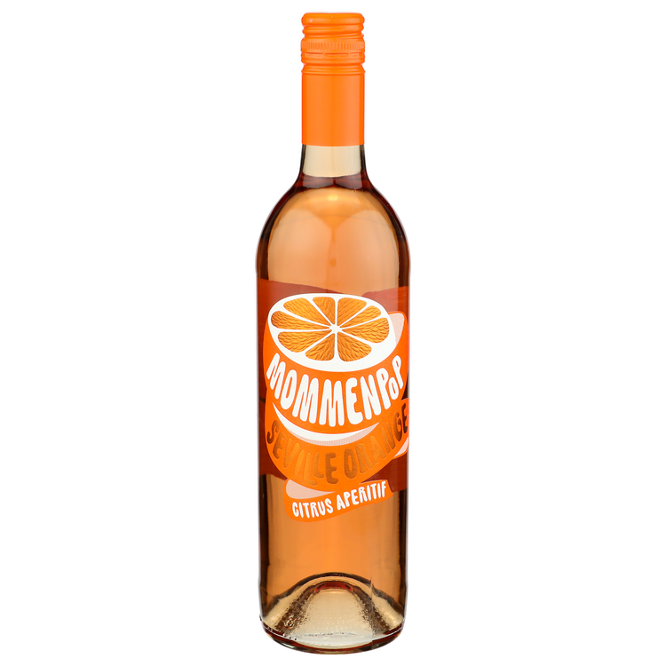 Mommenpop Aperitif Wine Seville Orange - 750ML - Front