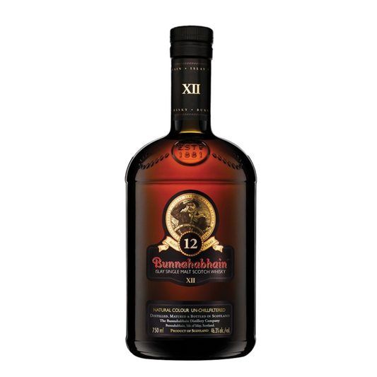 Bunnahabhain Single Malt Scotch 12 Yr 92.6 - 750ML - Front