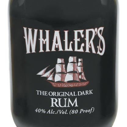 Whalers (Hh) Dark Rum Original Dark 80 - 1.0L - Front Label
