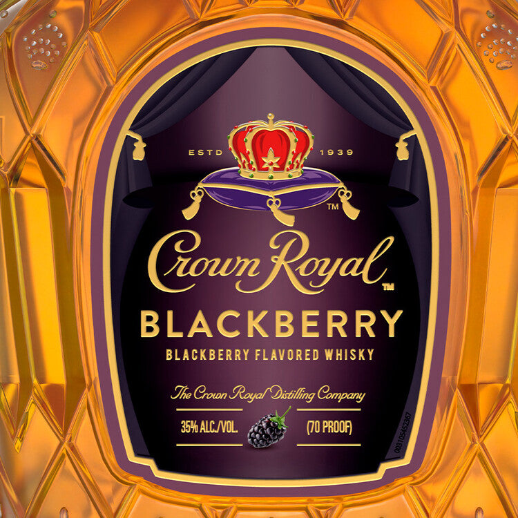 Crown Royal Blackberry Flavored Whiskey 70 - 750ML - Front Label