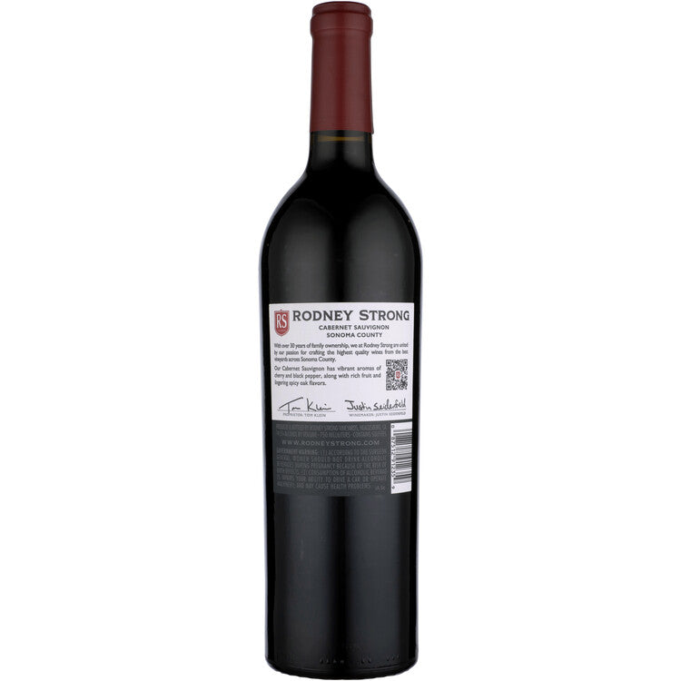 Rodney Strong Cabernet Sauvignon Sonoma County 2022 - 750ML - Back