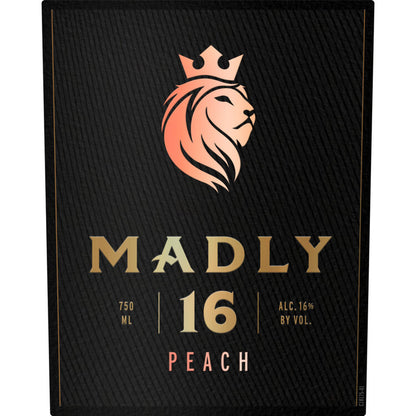 Madly Peach Flavored Wine - 750ML - Front Label