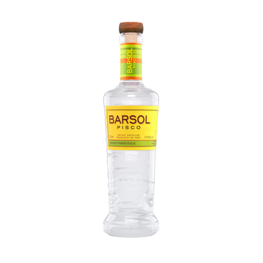 Barsol Pisco Mosto Verde Italia 82.6 - 700ML - Front