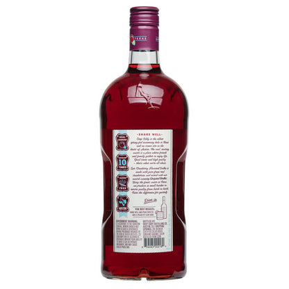 Deep Eddy Cranberry Flavored Vodka 70 - 1.75L - Back