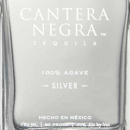 Cantera Negra Tequila Silver 80 - 750ML