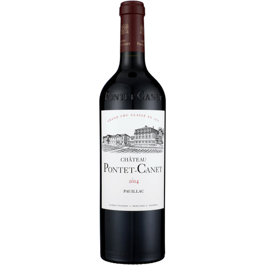 Chateau Pontet Canet Pauillac 2014 Wood Box - 750ML