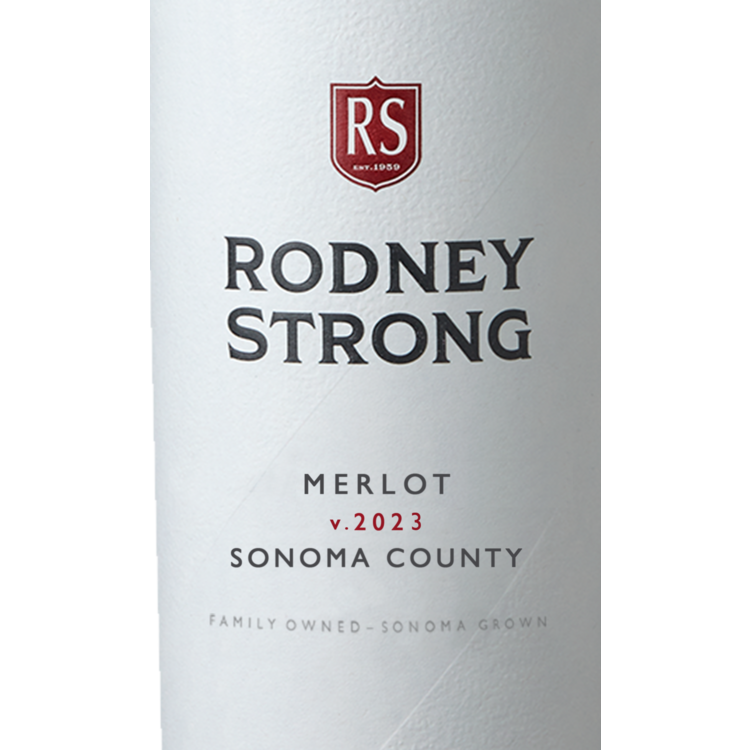 Rodney Strong Merlot Sonoma County 2023 - 750ML - Front Label