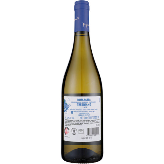 Vigneti Romio Trebbiano Emilia Romagna 2023 - 750ML - Back