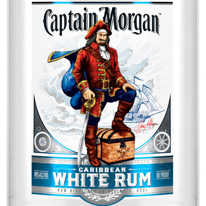 Captain Morgan Light Rum Signature White Caribbean Rum 80 - 1.75L