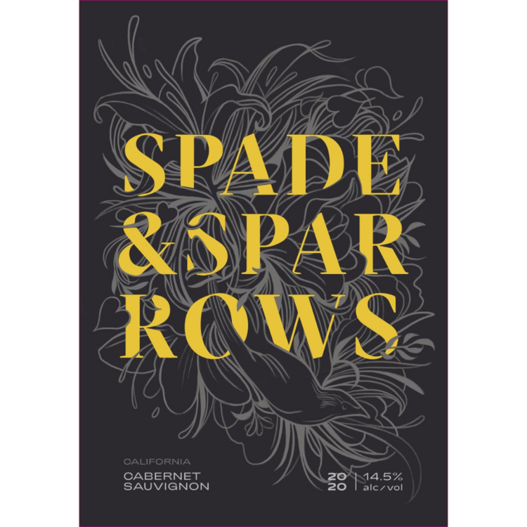 Spade & Sparrows Cabernet Sauvignon California - 750ML - Front Label