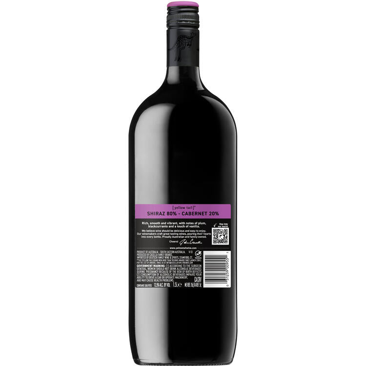 Yellow Tail Shiraz/Cabernet Sauvignon South Eastern Australia - 1.5L - Back