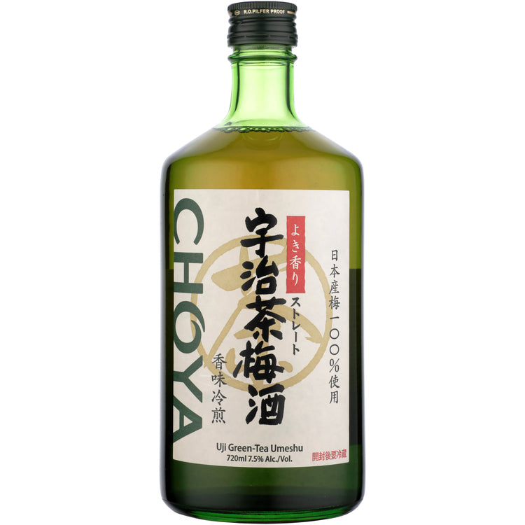 Choya Liqueur Uji Green Tea Umeshu 15 - 720ML - Front