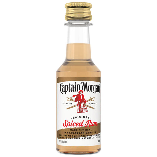 Captain Morgan Spiced Rum Original Real Madagascar Vanilla 70 - 50ML - Front
