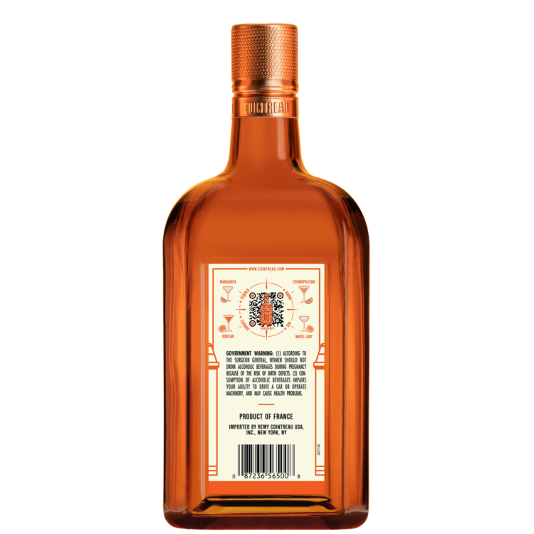 Cointreau Orange Liqueur L'Unique 80 - 1.0L - Back