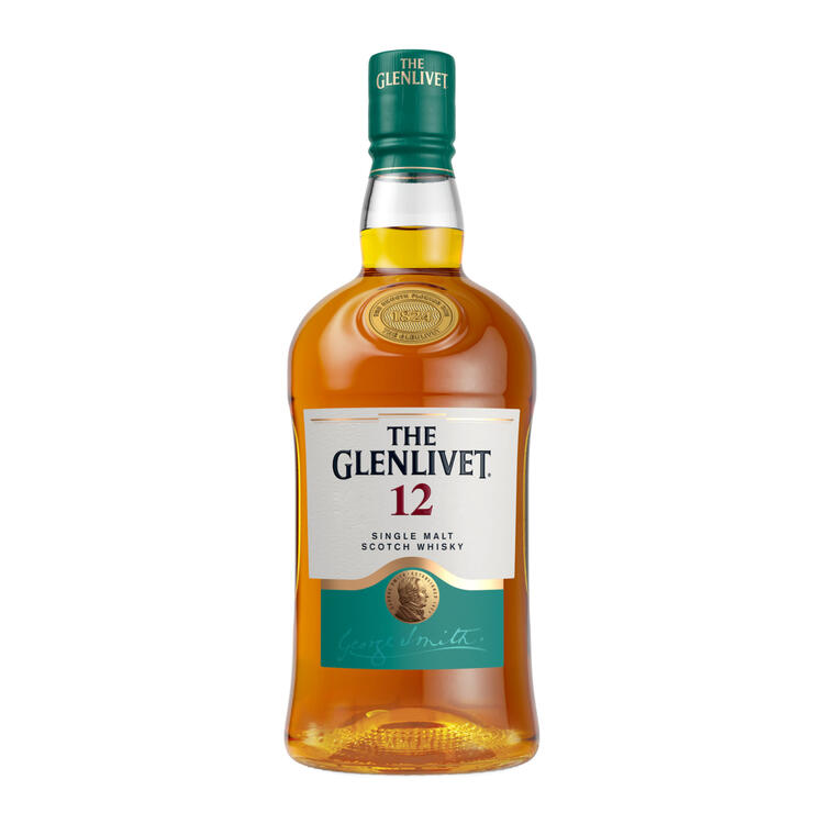 The Glenlivet Single Malt Scotch 12 Yr 80 No Carton - 1.75L - Front