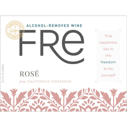 Fre Rose Wine Alcohol Removed - 750ML - Front Label