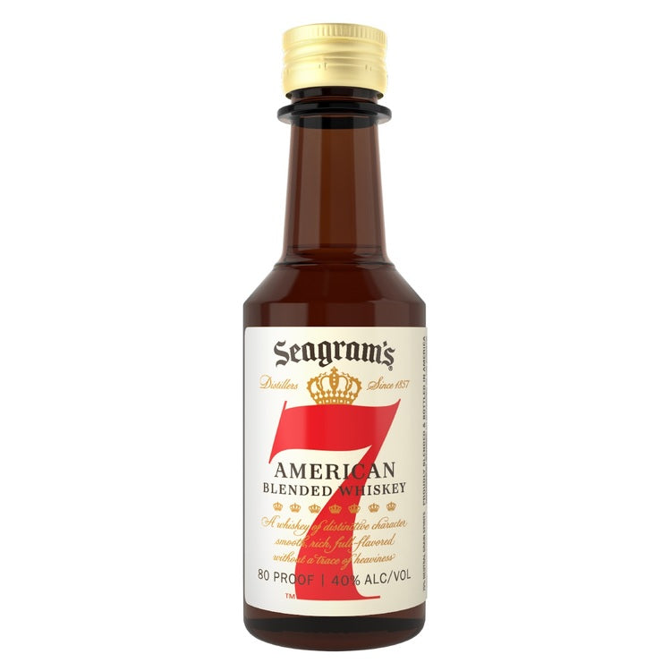 Seagram's Blended American Whiskey 7 Crown 80 - 50ML - Front