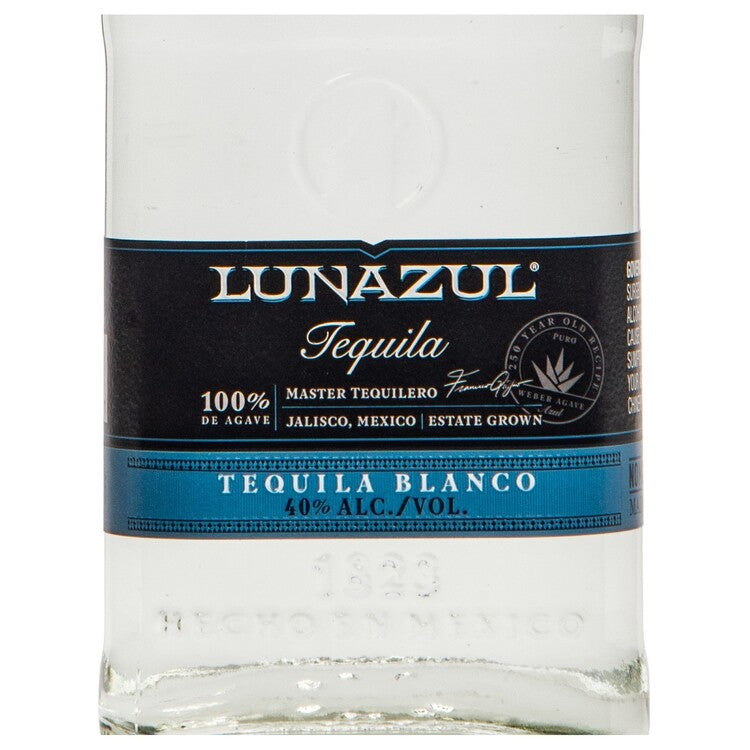 Lunazul Tequila Blanco 80 - 375ML - Front Label