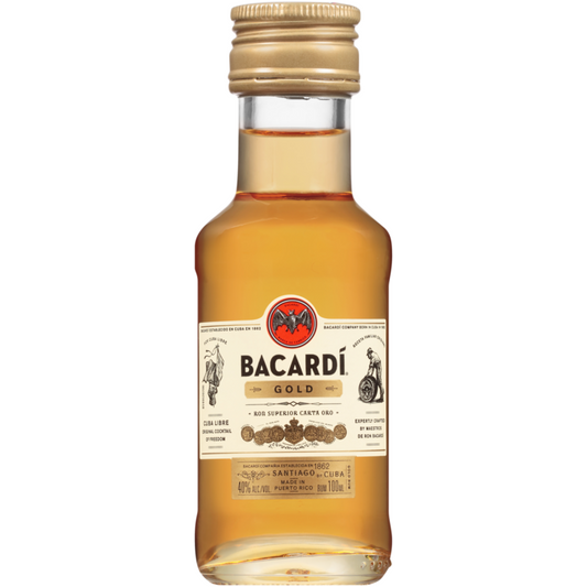 Bacardi Gold Rum Gold 80 - 100ML - Front