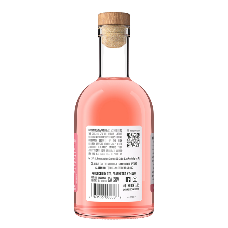 Otr-On The Rocks The Cosmopolitan Crafted With Effen Vodka 40 - 375ML - Back