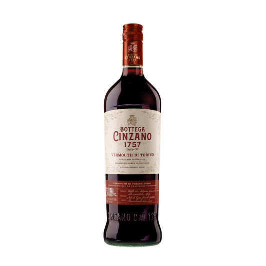Bottega Cinzano 1757 Vermouth Rosso - 1.0L - Front