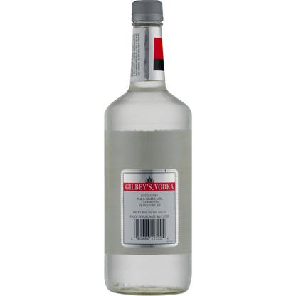 Gilbey's Vodka 80 - 1.0L - Back