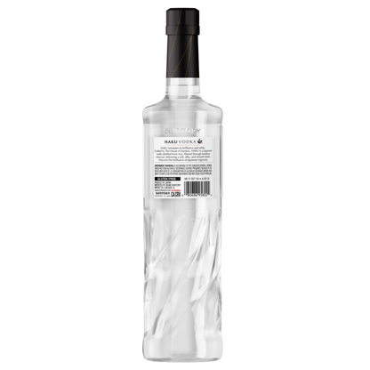 Suntory Vodka Haku 80 - 750ML - Back