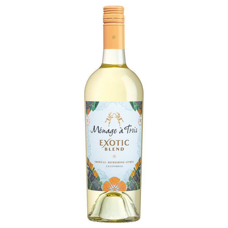 Menage A Trois White Wine Exotic Blend California - 750ML - Front
