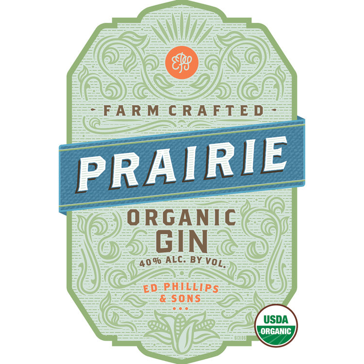 Prairie Dry Gin 80 - 750ML - Front Label