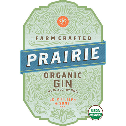 Prairie Dry Gin 80 - 750ML - Front Label