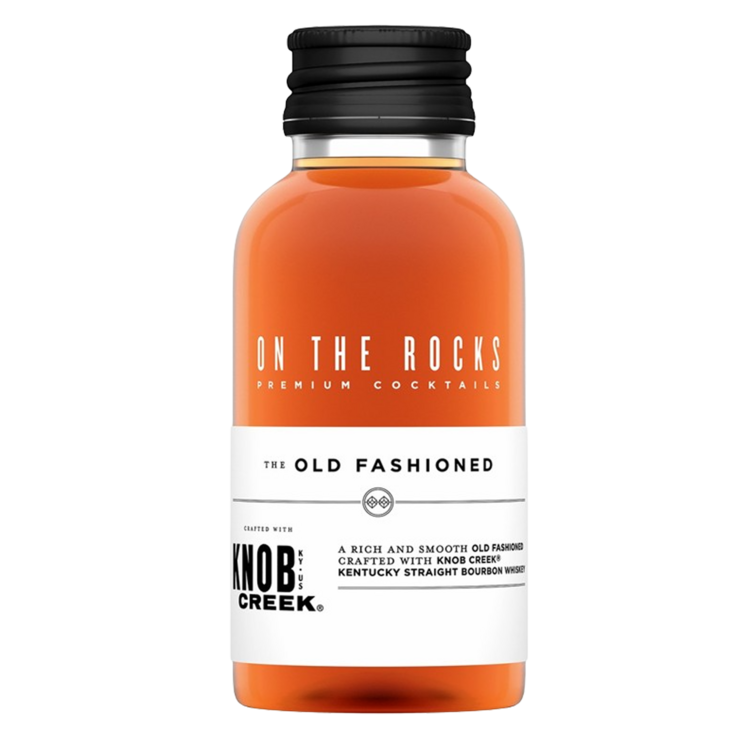 Otr-On The Rocks The Old Fashioned Cocktail Crafted With Knob Creek Bo - 100ML - Front