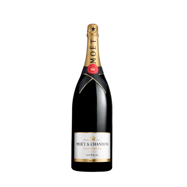 Moet & Chandon Champagne Brut Imperial Wood Box - 3.0L - Front