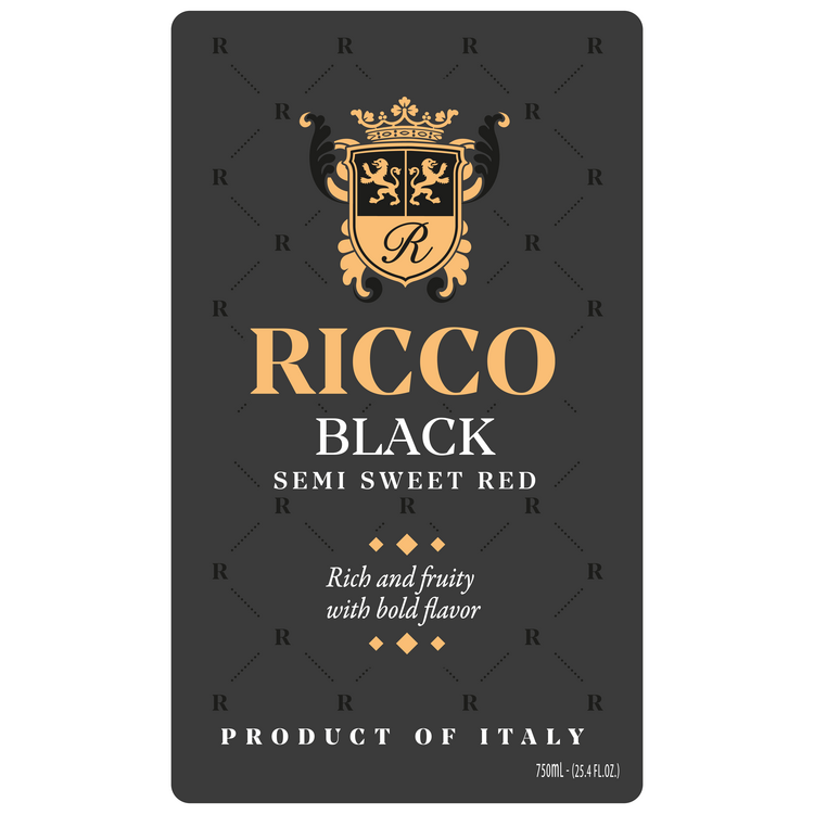Ricco Sweet Red Dolce Italy - 750ML - Front Label
