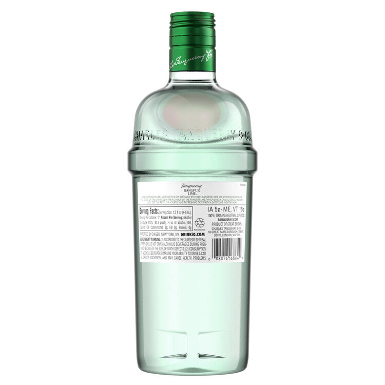 Tanqueray Distilled Gin Rangpur 82.6 - 750ML - Back
