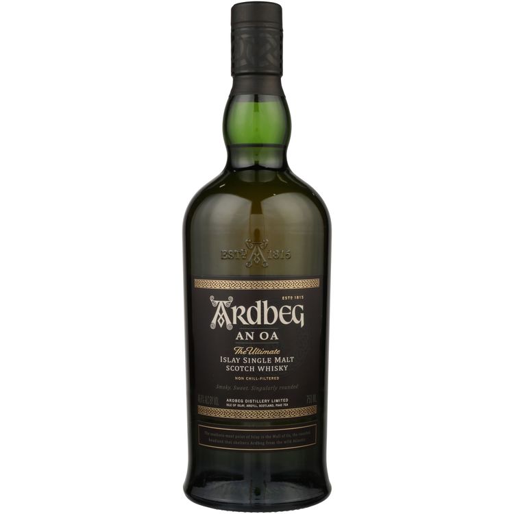 Ardbeg Single Malt Scotch An Oa 93.2 W/ Gift Box - 750ML - Front