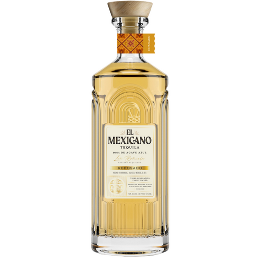 El Mexicano Tequila Reposado 80 - 750ML - Front