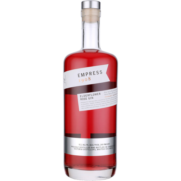 Empress 1908 Gin Elderflower Rose Flavored 85 - 1.0L - Front