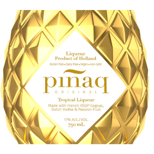 Pinaq Original Tropical Liqueur 34 - 750ML - Front Label