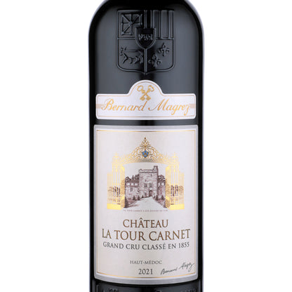 Chateau La Tour Carnet Haut Medoc 2021 Wood Box - 750ML