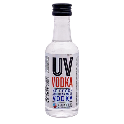 Uv Vodka 80 - 50ML - Front