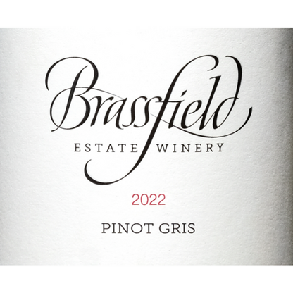 Brassfield Estate Winery Pinot Gris High Serenity Ranch Vineyard High - 750ML