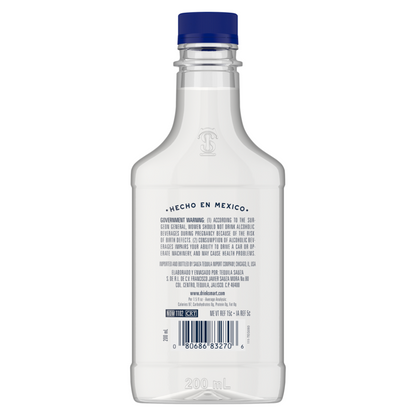 Sauza Tequila Hacienda Silver 80 - 200ML - Back
