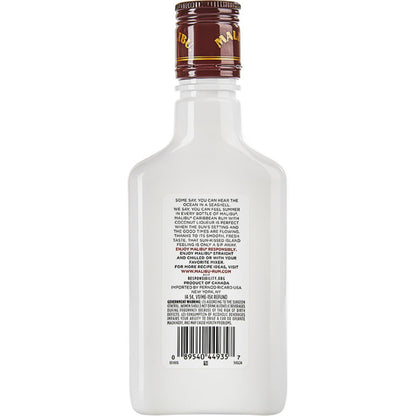 Malibu Coconut Flavored Rum Original 42 - 200ML - Back