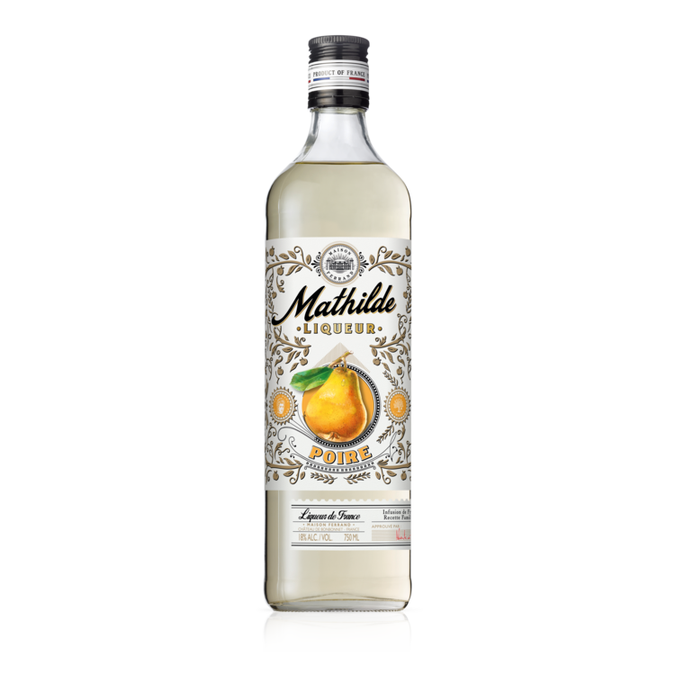 Mathilde Pear Liqueur Poires D'Anjou 36 - 750ML - Front