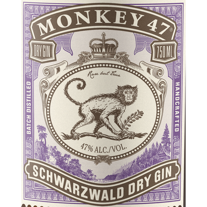 Monkey 47 Dry Gin Schwarzwald 94 - 750ML - Front Label