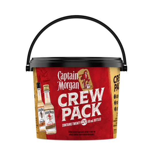 Captain Morgain Rum In Case Of Party Bucket Combo 5 Each Signature 100 - 50ML - Front