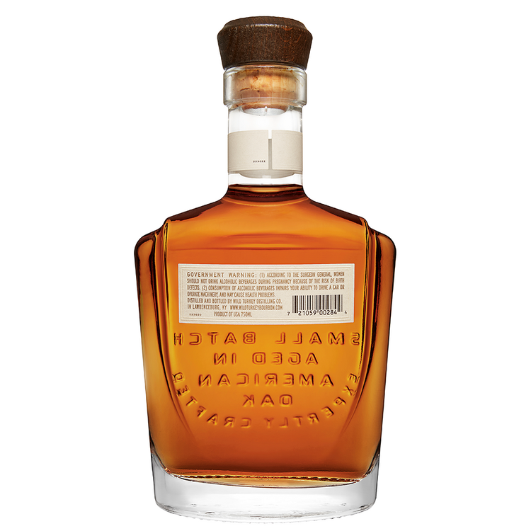 Wild Turkey Straight Bourbon Longbranch 8 Yr 86 - 750ML - Back