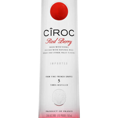Ciroc Berry Flavored Vodka Red Berry 70 - 750ML - Front Label